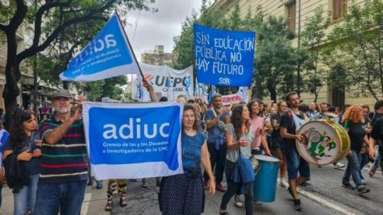 UNC: docentes universitarios paran por 4 días en reclamo del cumplimiento de la ley de financiamiento
