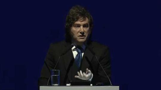 Javier Milei habló en el cierre de la Expo EFI y se lavó las manos: “Discrepancia inédita entre los datos reales y lo que dicen los medios”