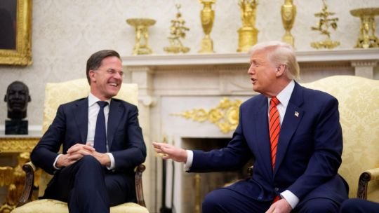 Trump amenaza con irse de la OTAN antes de reunirse con Rutte en medio de la frágil tregua con Irán