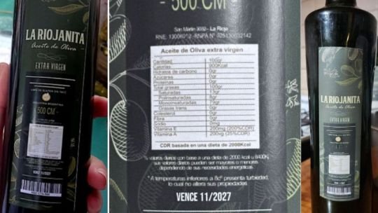 Córdoba prohibió un aceite de oliva por no cumplir normas sanitarias