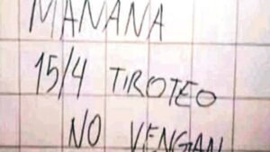 Escuela de amenazas