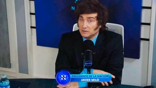 Javier Milei habla en Neura tras el dato inflacionario de abril y denunció que “hubo un intento de golpe de estado”