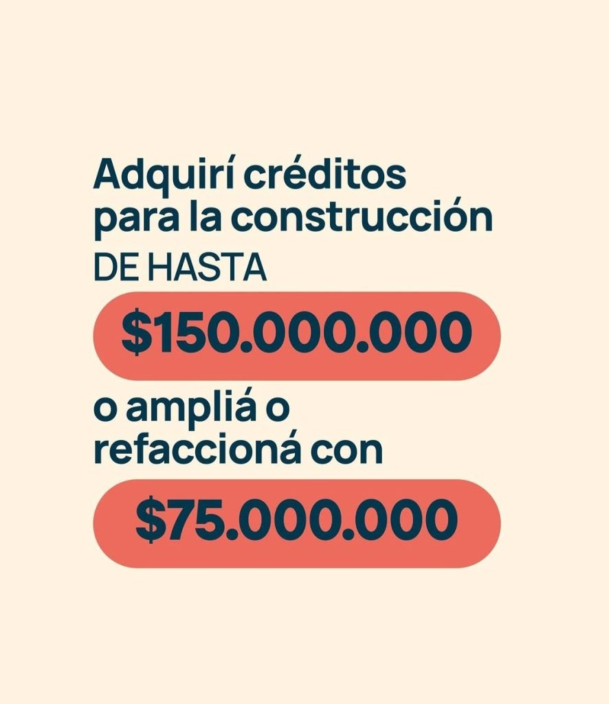 Ya se puede acceder a 4.000 créditos hipotecarios para construir, ampliar y refaccionar viviendas