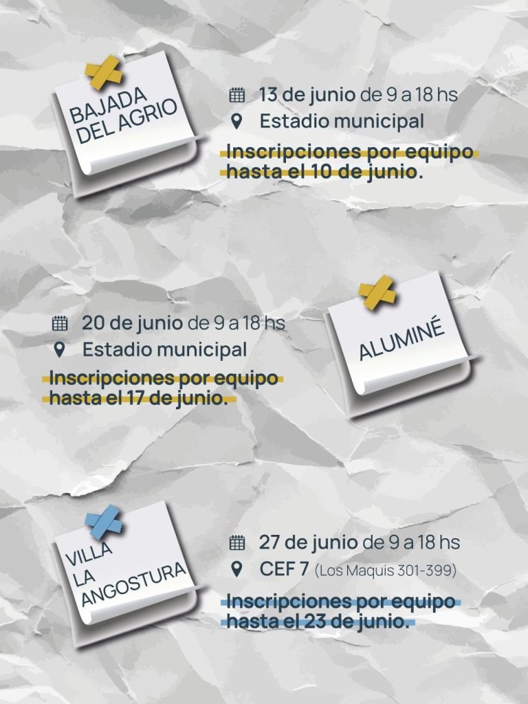Villa La Angostura: Torneo Fútbol 8 del programa “Más Mujeres en el Deporte”