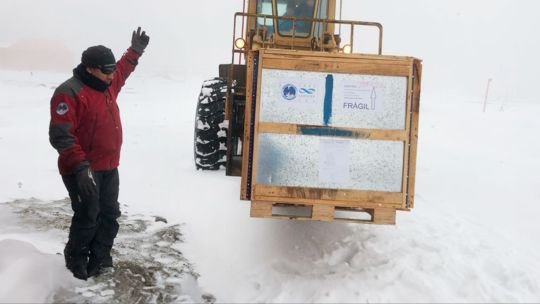 Científicos del CONICET detectaron cómo el flujo de neutrones regula la formación de nubes y el clima global desde la Base Marambio
