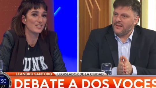 Leila Gianni cruzó a Leandro Santoro con una frase inesperada: “¿Querés saber con quién me acuesto?”