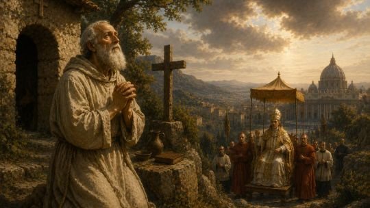 San Pedro Celestino, el humilde ermitaño que renunció al trono papal por amor a la oración