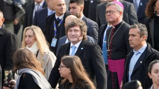 En fotos, el tercer Tedeum de Javier Milei, en medio de una interna a cielo abierto