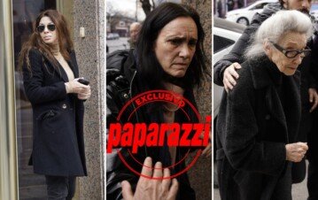 Momento devastador: así fue la llegada de Federica y Benicio, la hermana y el hijo de Ernestina Pais, a su velatorio
