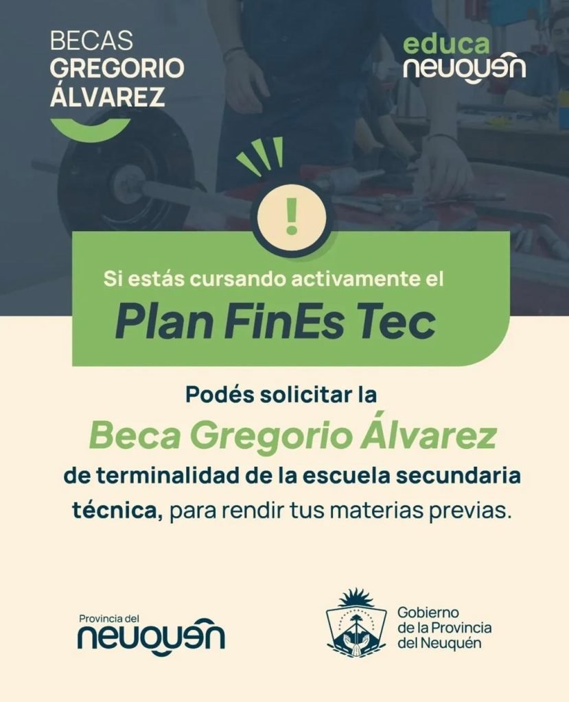 Becas Gregorio Álvarez | Plan FinEs y FinEsTec