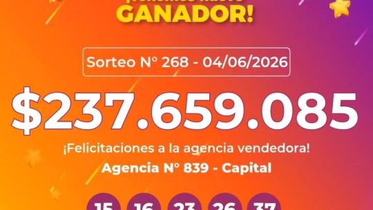 Un nuevo millonario en Corrientes: un apostador capitalino ganó más de 7 millones en la Poceada