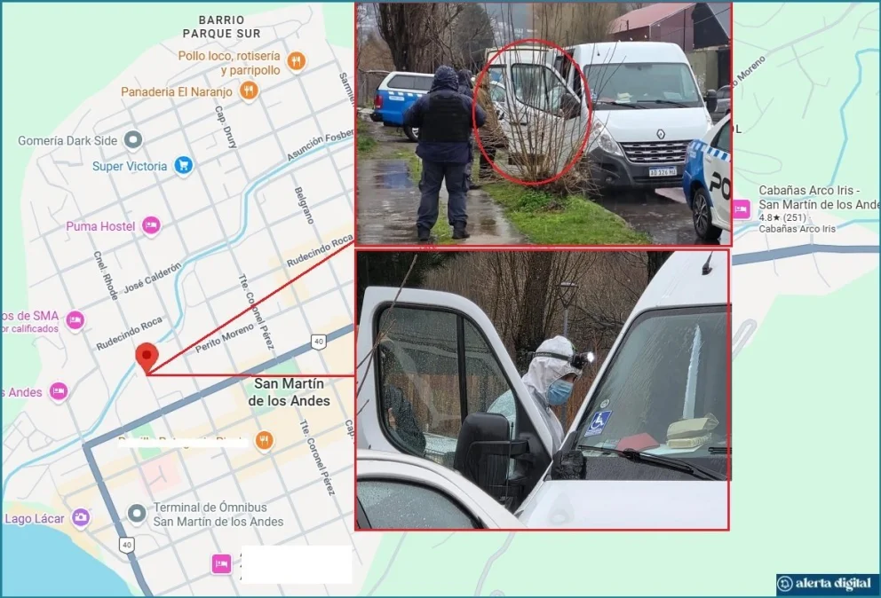 Un hombre fue hallado muerto en una camioneta en pleno centro de San Martín