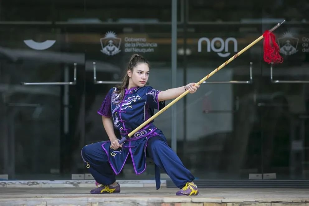 Julieta, la adolescente que hace Kung Fu y representa a Neuquén al otro lado del mundo