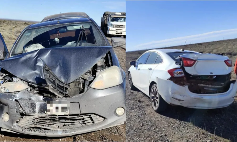 Ruta 151: tres vehículos chocaron tras una presunta maniobra riesgosa