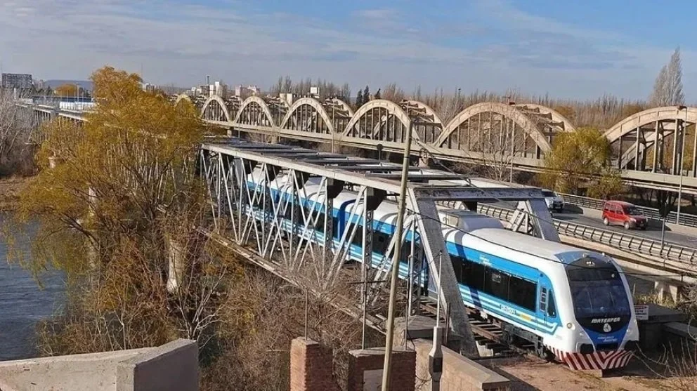 El Tren del Valle quedó suspendido tras un choque en el puente de la Ruta 151