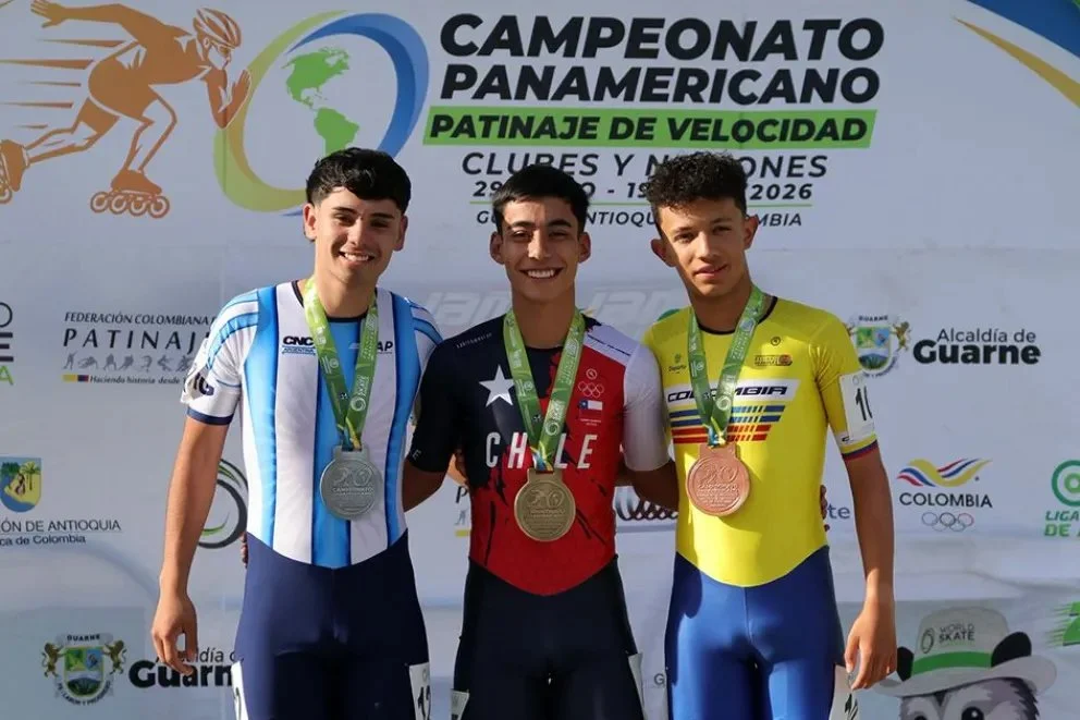 Plata con sabor a oro: el neuquino Franco Carrasco brilló en la altura de Colombia