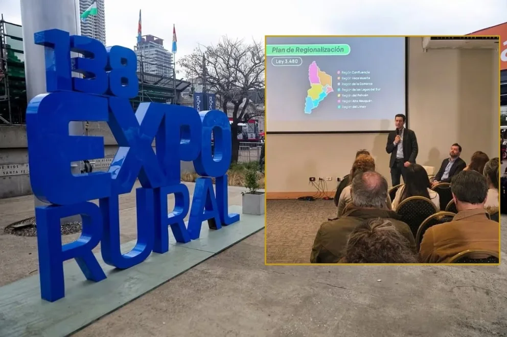 Exposición Rural: “Los recursos de Vaca Muerta tienen que llegar a toda la provincia”