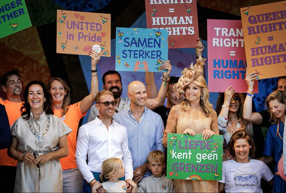 Máxima de los Países Bajos inaugura el WorldPride y se convierte en la primera reina en abrir el Orgullo LGBT