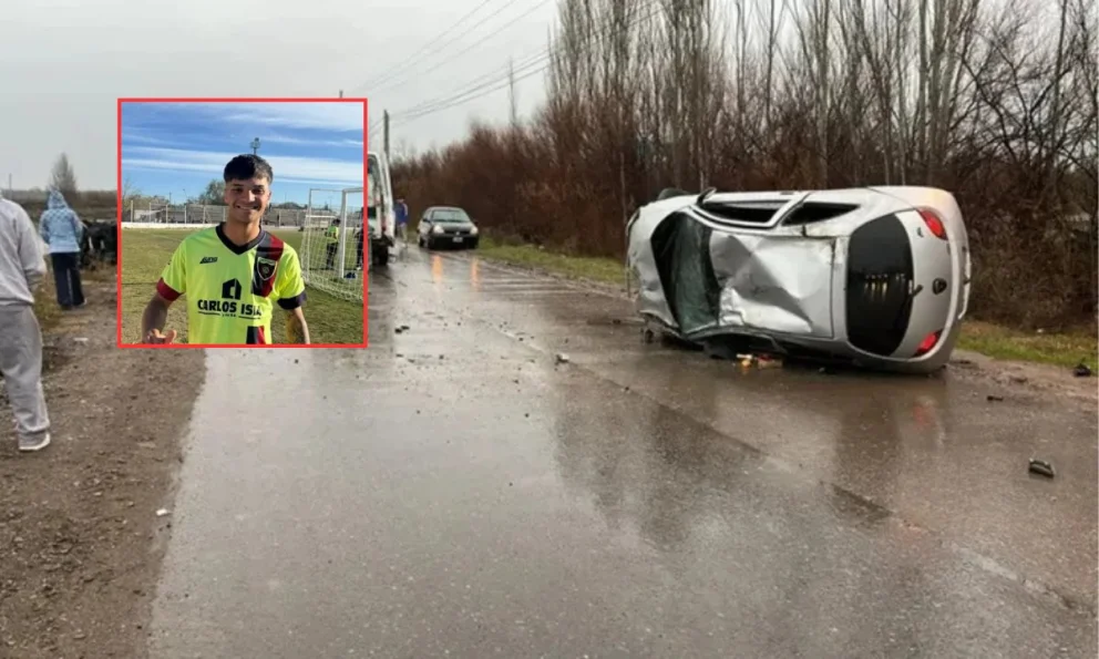 Tragedia en la Ruta Chica: murió un joven futbolista de Cervantes