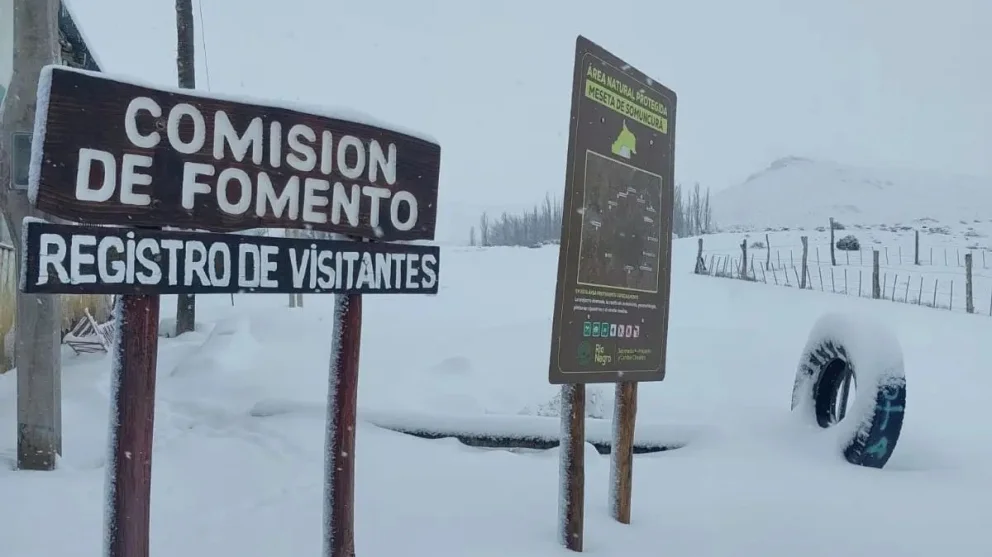 Río Negro un poblador accidentado pidió ayuda desde un punto SOS y activó su propio rescate