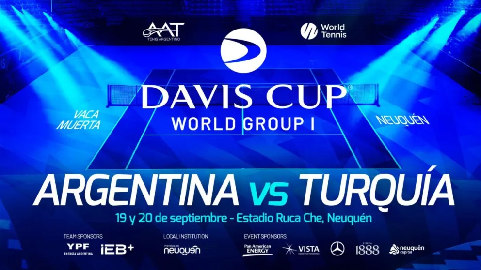 La Copa Davis empieza a vivirse en Neuquén