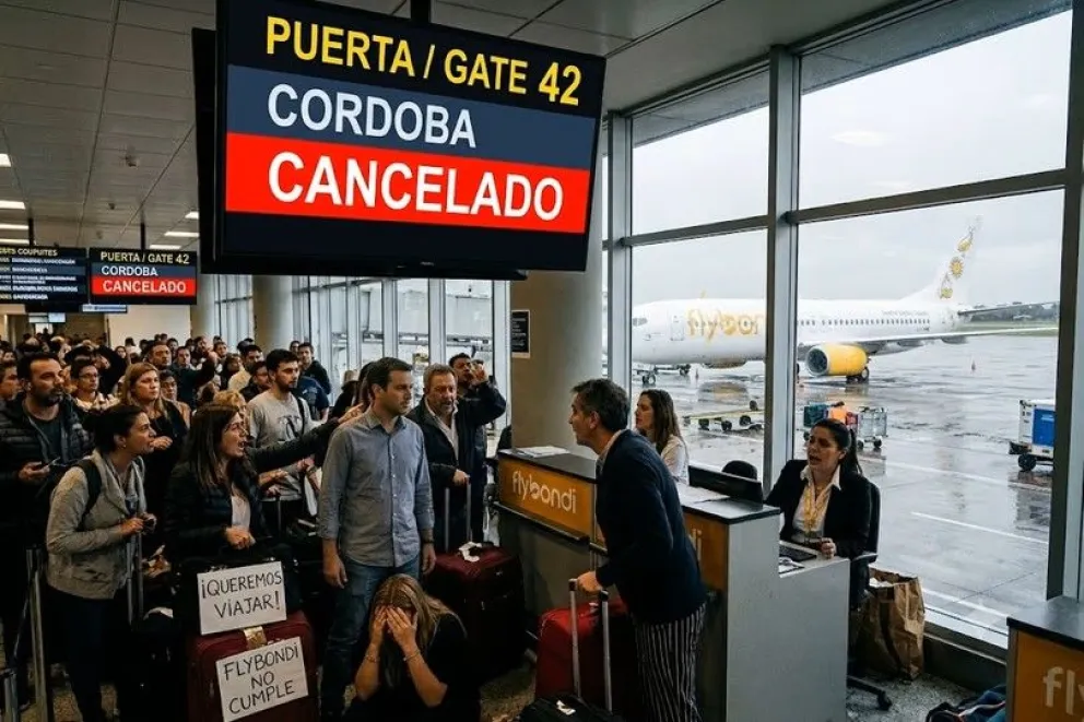 La primera low cost de Argentina en caída libre