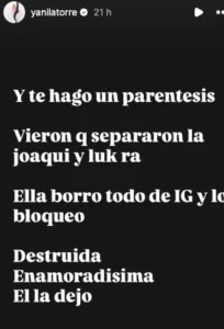 Yanina Latorre se metió en la separación de la pareja del momento y contó lo que todos querían saber: “Ella está devastada, se mudó por él y la dejó”