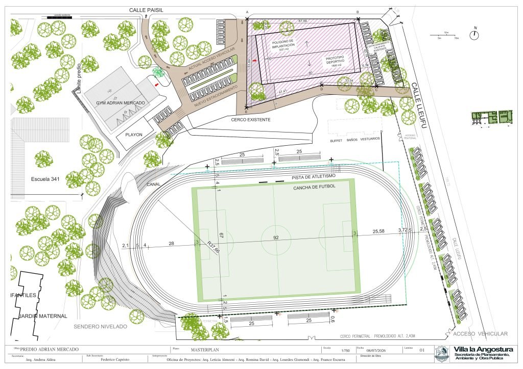 Una gestión histórica comienza a hacerse realidad: ingresó el proyecto para construir el Centro Deportivo Comunitario.