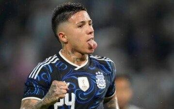 ¡Nadie lo vio! El polémico gesto de Enzo Fernández contra España tras ser expulsado