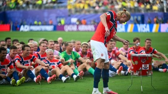 El origen del “remo vikingo”: el festejo de Noruega que es furor en el Mundial 2026