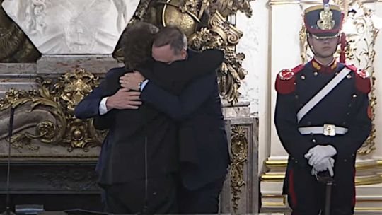 El detrás de escena de la jura de Santilli