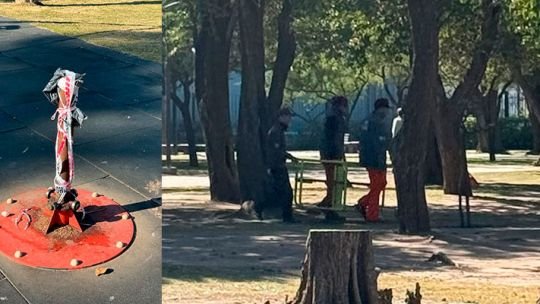 Un juego roto le atrapó la mano a una nena de tres años durante casi una hora en el Parque del Chateau
