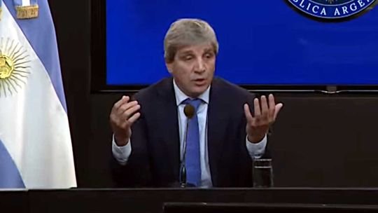 Caputo presenta el proyecto de modificaciones a la Ley de Inocencia Fiscal