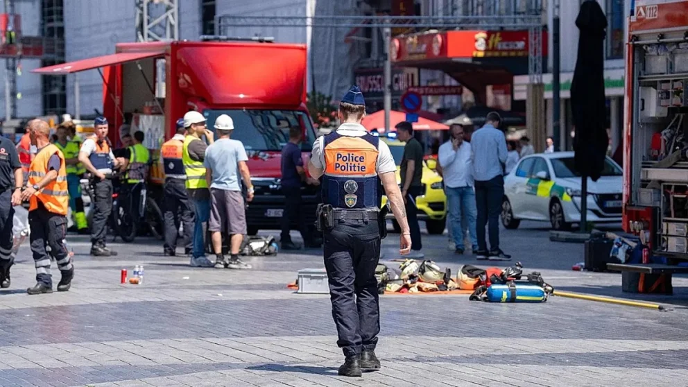 Bélgica: seis trabajadores murieron en el hueco de un ascensor tras un incendio