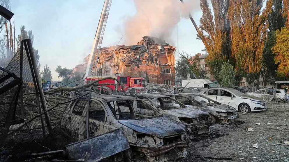 Rusia volvió a atacar Kiev con drones y dejó 17 muertos