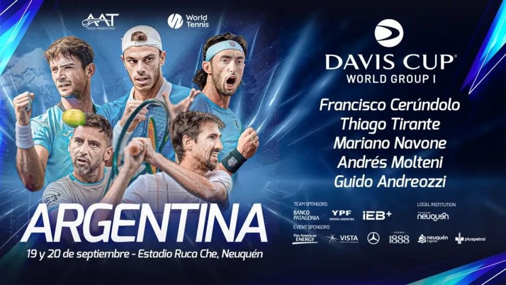 Copa Davis: Javier Frana definió el equipo que se presentará en el Ruca Che