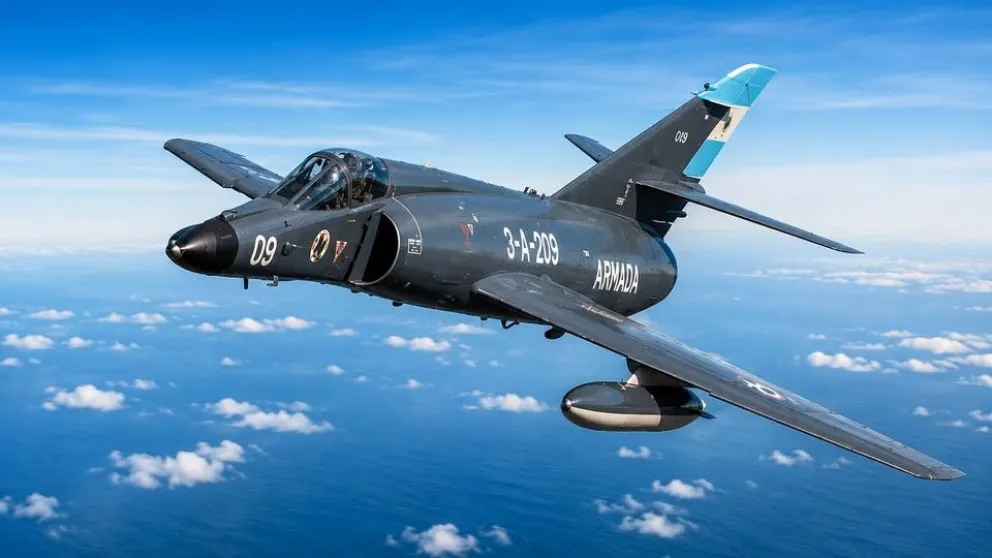 Jubilan a los Súper Étendard, los aviones argentinos héroes de guerra en Malvinas