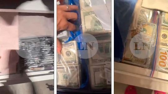 Se conoció el lugar donde se grabaron los videos de Jésica Cirio con fajos de dólares en un vestidor Se conoció el lugar donde se grabaron los videos de Jésica Cirio con fajos de dólares en un vestidor