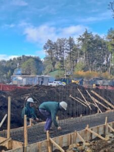Avanza una obra histórica para el saneamiento y la salud de Villa La Angostura.