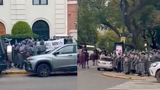 “You shall not pass”: una banda de Gandalfs le armó un piquete a Peter Thiel por su inversión en Vaca Muerta
