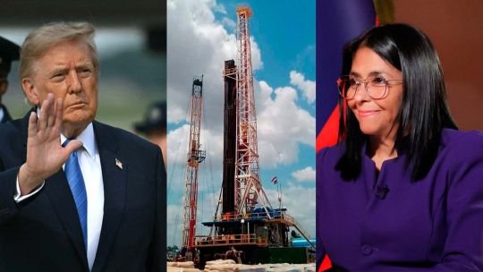 Trump complica gratis a Delcy Rodríguez: “Gracias Venezuela, por regalarnos su petróleo”