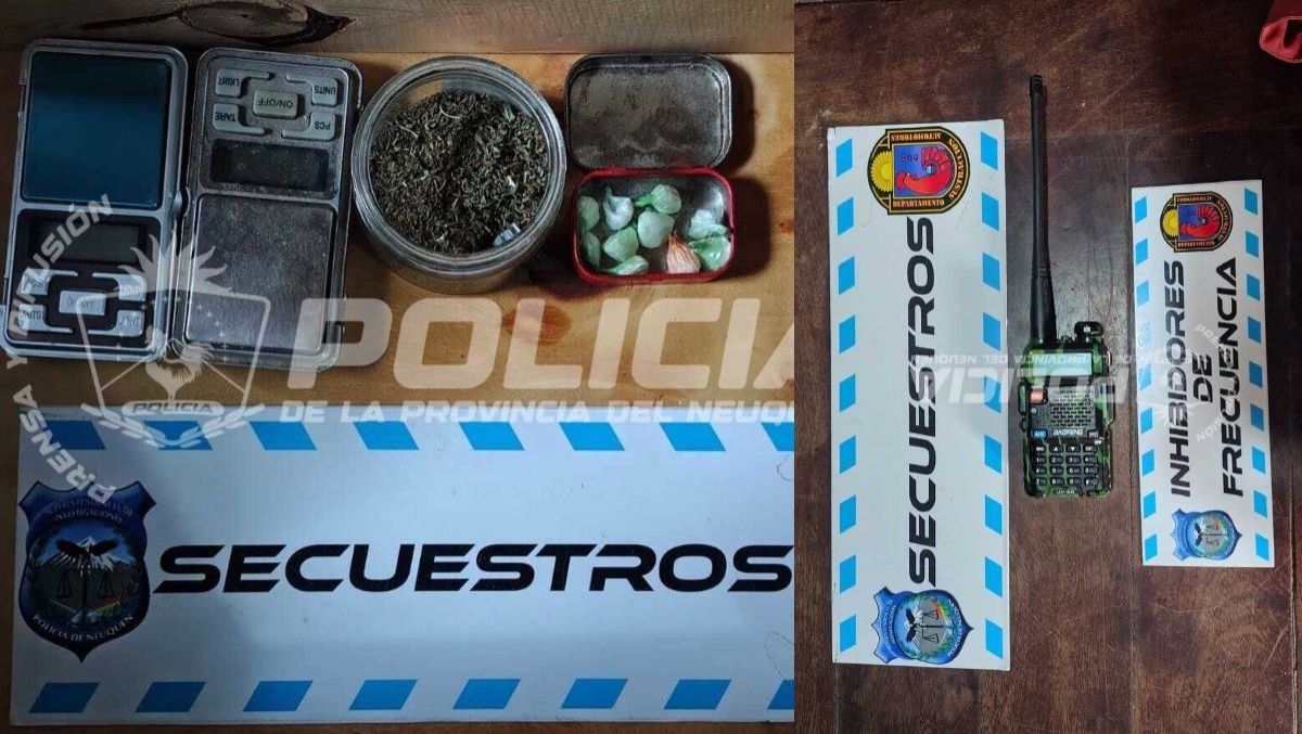 Allanamientos por robo permitieron dar con droga, armas y un prófugo de la Justicia