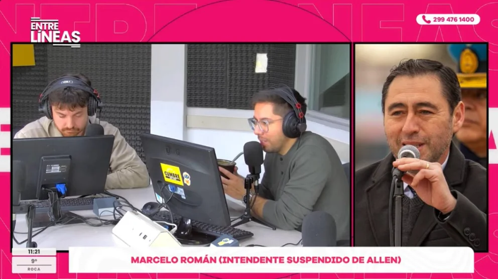 El intendente suspendido de Allen, Marcelo Román, denunció una “persecución política” y apuntó contra Juntos Somos Río Negro