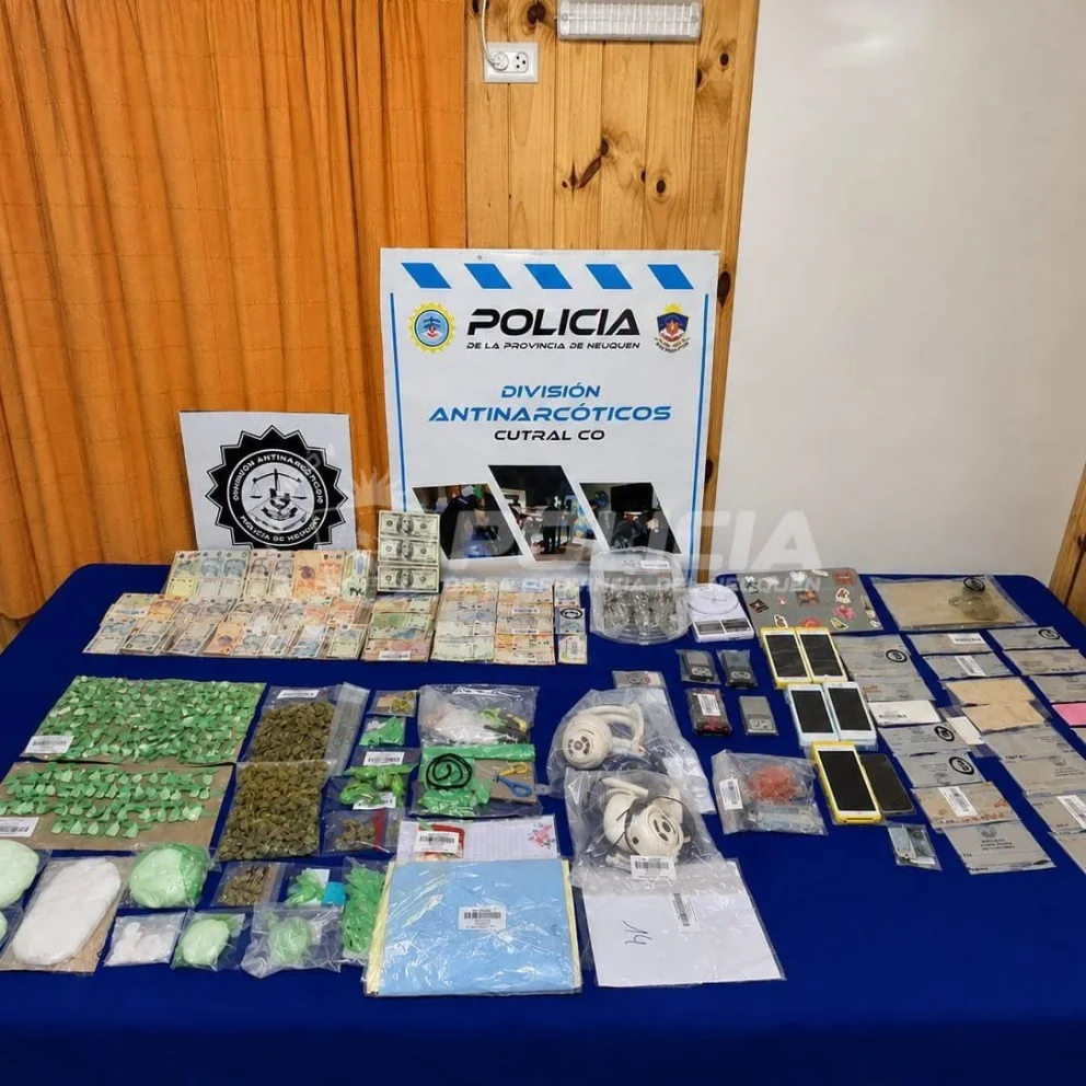 Diez allanamientos, ocho personas detenidas y 14 millones de pesos incautados