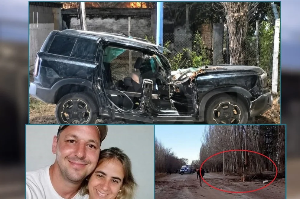Una pareja de Comodoro murió en el acto al caer un árbol sobre su camioneta