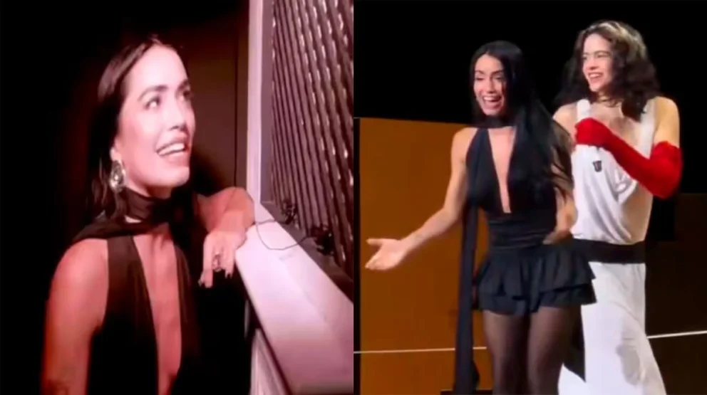 “La habitación prendida fuego”: la anécdota de Lali Espósito con un ex y el anuncio de casamiento en el show de Rosalía