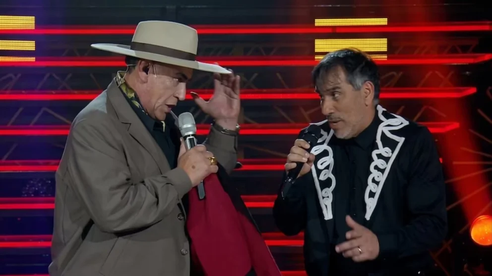El Chaqueño Palavecino y Pipino Cuevas protagonizaron un inesperado dueto en Es Mi Sueño