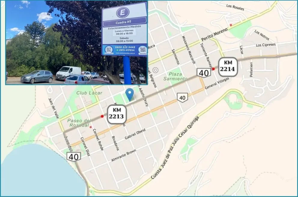 La ruta 40 cruza la ciudad de San Martín de los Andes: ¿por qué la Nación intimó a la Municipalidad?