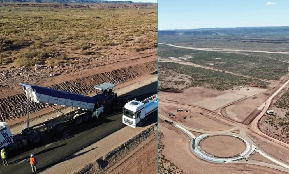 La región de Vaca Muerta ya muestra obras clave en sus rutas