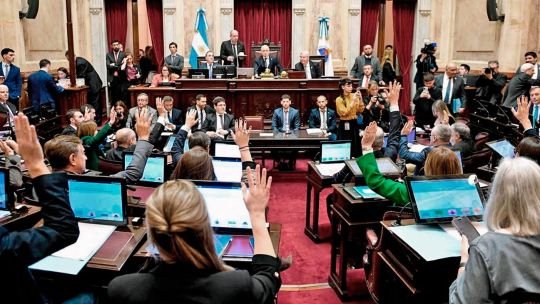 Los senadores cobrarán más de  millones mientras el sueldo mínimo no alcanza la canasta básica